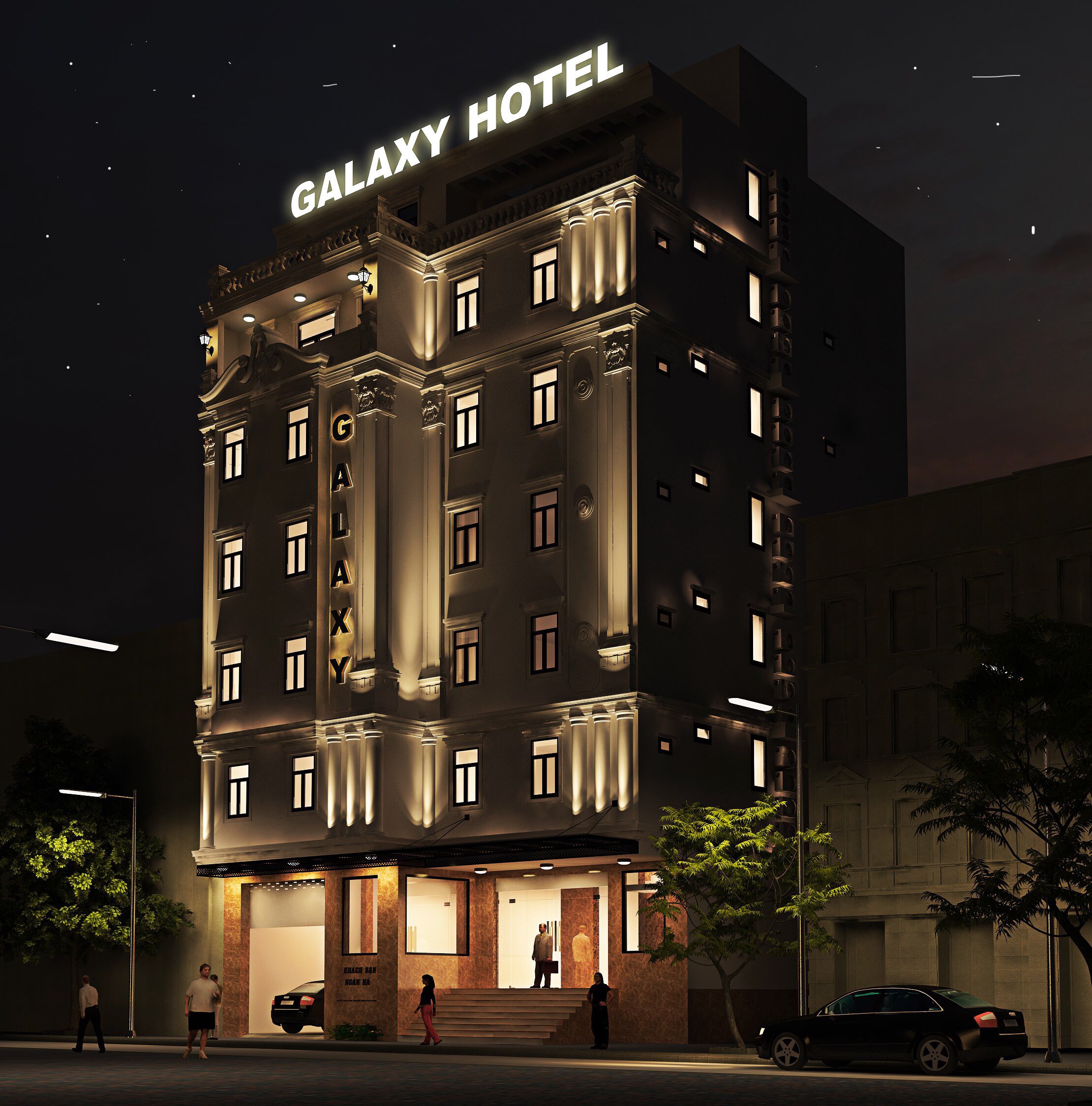 Thiết kế và thi công nội thất khách sạn Galaxy